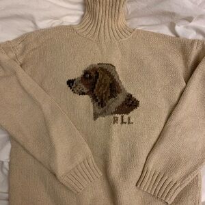Ralph Lauren Turtleneck Vintage Dog logo
